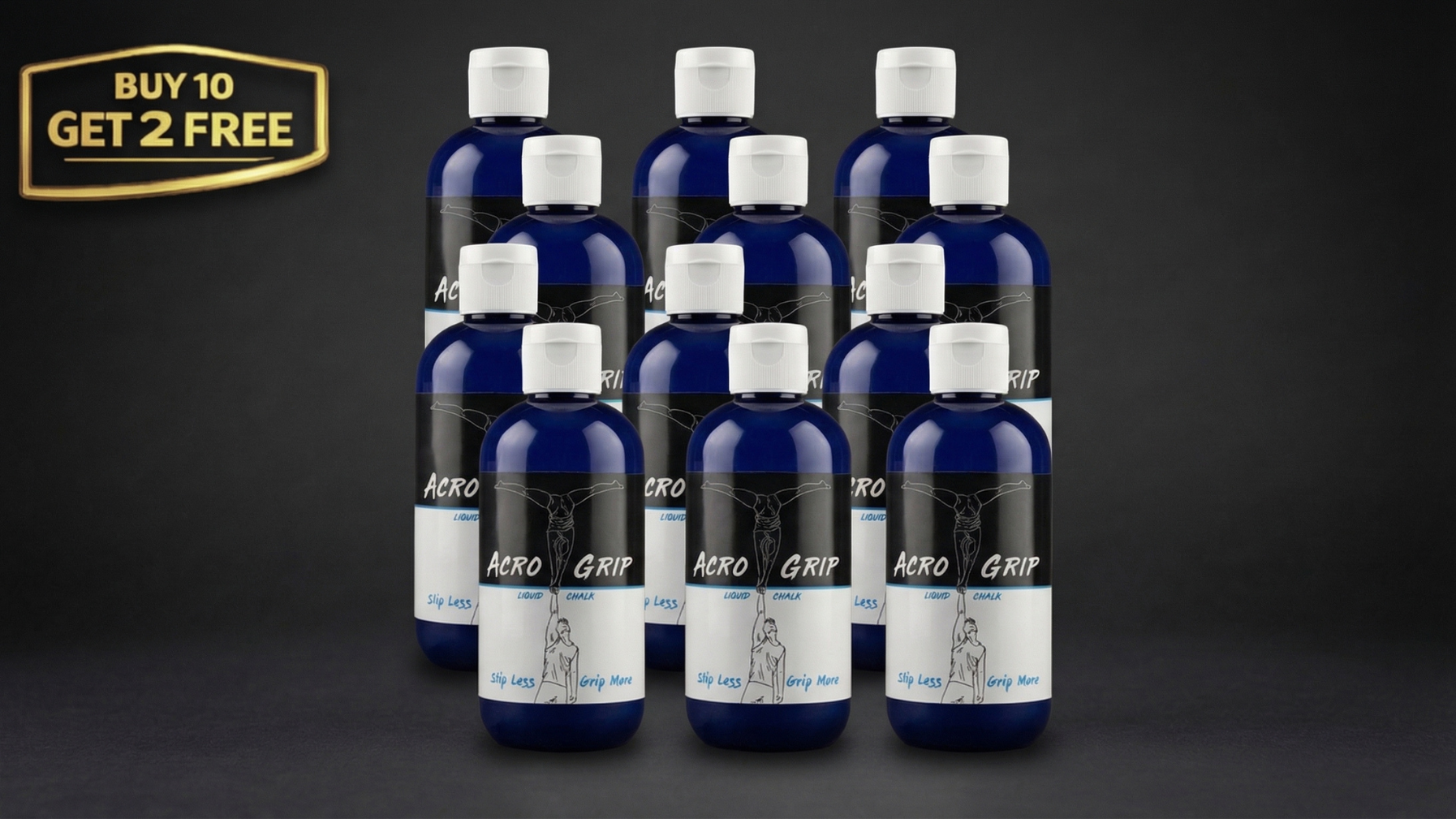 AcroGrip 8oz Large Case Pack – 12 Units